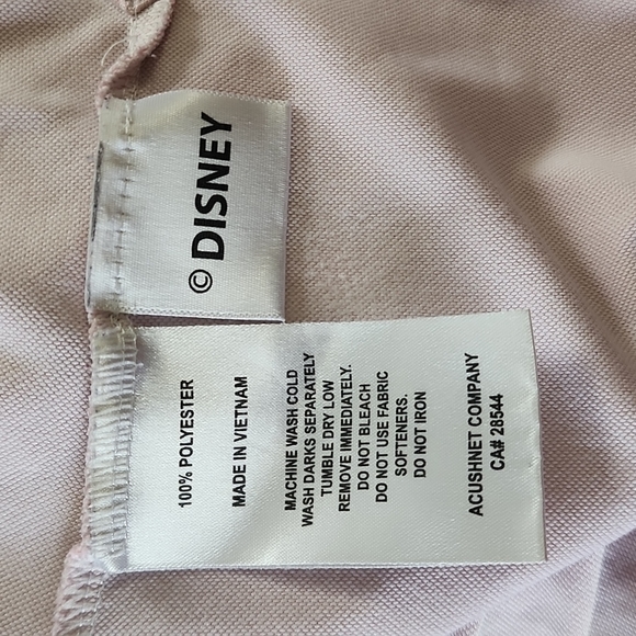 FJ (L) Golfing shirt light pink in good worn condition - Picture 4 of 6